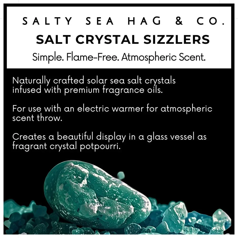 Malécon Nights Salt Crystal Sizzlers | Coastal Bergamot + Tobacco Flower Scent
